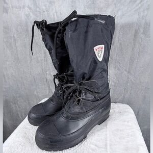 Baffin Black Insulated Waterproof Winter Snow Boots Men’s 8 Women’s 9